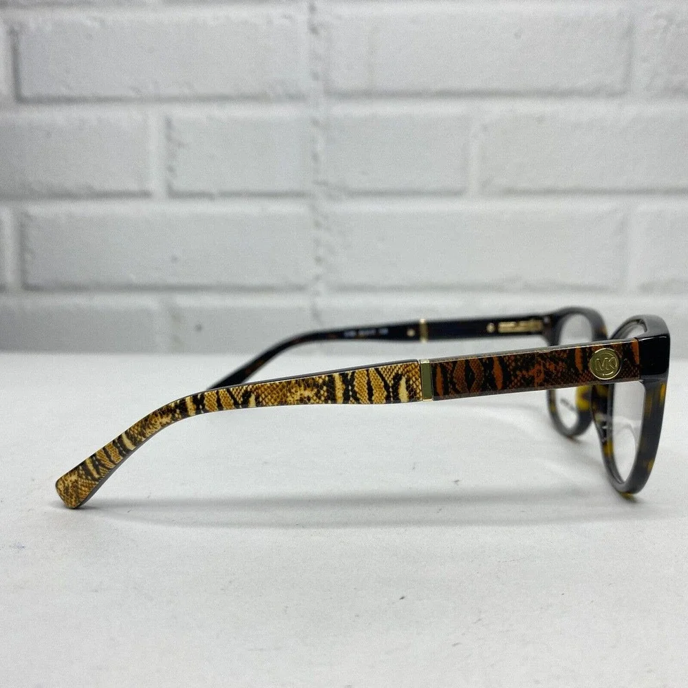 Michael Kors‎ MK 4032 3180 Rania III Cat Eye Havana Gold Eyeglasses 51*17 H2483